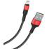 Кабель USB 2.0 A вилка - Type C 1 м HOCO X26 Xpress черно-красный