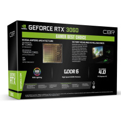 Видеокарта CBR RTX-3060 12Gb GDDR6 192bit 