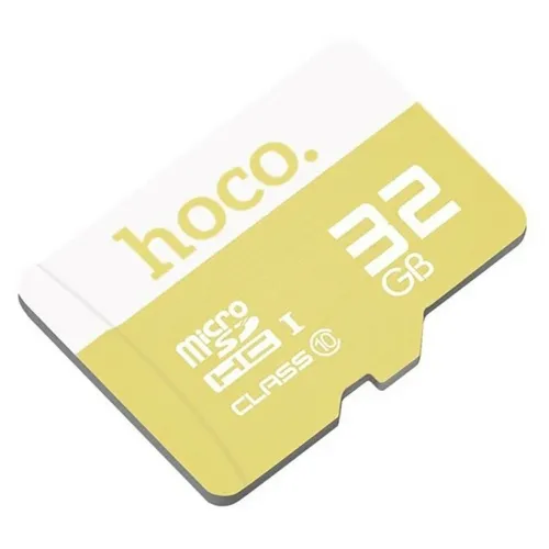 Карта micro-SD 32 GB Hoco Class 10 (Yellow)