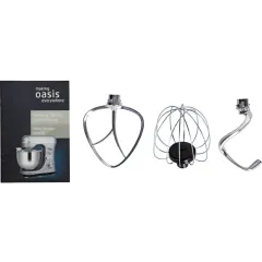 Миксер планетарный Oasis MP-160G серебристый (*5)