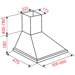 Воздухоочиститель ATL 3503 60 см white (*7)