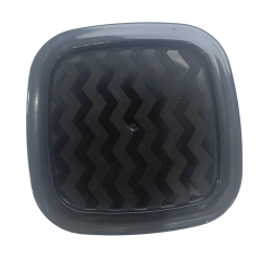 Контейнер пласт. GOOD&GOOD, квадрат, 500 мл., серый/черная крышка