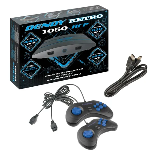 Игровая консоль DENDY Retro (1050 игр)