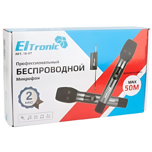 Микрофон вокальный ELTRONIC 10-07 черный (*5)
