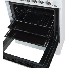 Газоэлектроплита  IDEAL L155 ГК чуг.белый