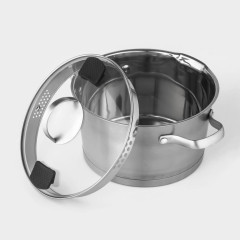 Кастрюля Magistro, нерж., индукция, слив, 2,0 л. (10092695)