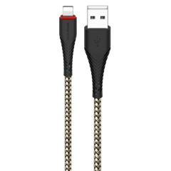 Кабель USB 2.0 A вилка - 8pin 1 м Borofone BX25 2.4A нейлон (Black)