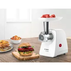Мясорубка BOSСH MMWP2004 SmartPower, белая