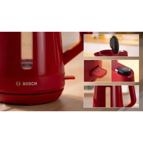 Чайник эл. BOSCH TWK-1M124 красный