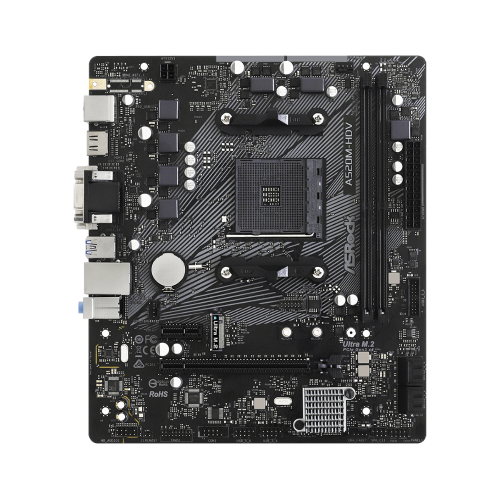М/П SOC-AM4 Asrock A520M-HDV Soc-AM4 AMD A520 2xDDR4 mATX
