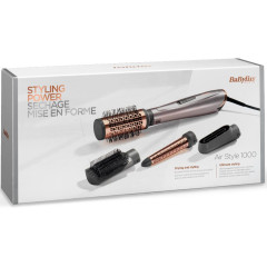 Фен-расческа BABYLISS AS136E серый/розовый