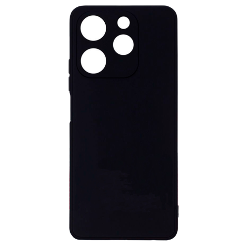 Бампер Tecno Spark 10 Pro 4G ZIBELINO Soft Matte черный с микрофиброй