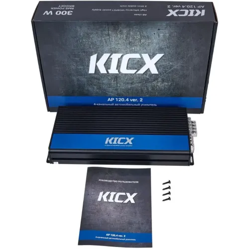 Усилитель авто Kicx AP 120.4 (4-х канал.)