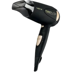 Фен SCARLETT SC-HD70IT10 черный/золотой