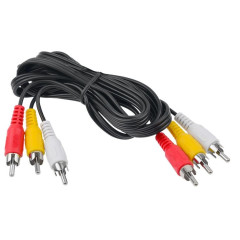 Кабель 3 RCA - 3 RCA 1.5 м Vixion VX-41 PRO