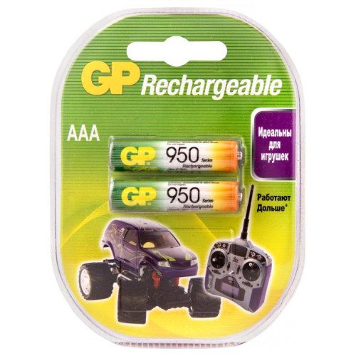 Аккумулятор GP 950 мАч (R03) 2шт