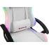 Кресло игровое Defender FACTOR X RGB экокожа белый