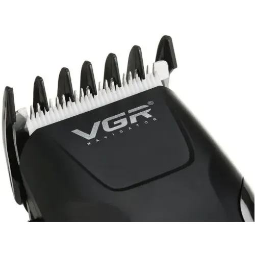 Машинка для стрижки VGR V-120, черный/серебристый (сет)