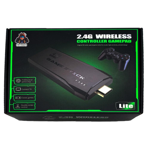 Игровая портативная консоль Game Stick Lite 128 Мб+ карта памяти 64 GB