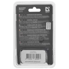 Коммутатор USB 2.0 DEFENDER Quadro Promt (83200)