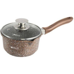 Ковш алюм. KELLI KL-4024-16, 1,6л., коричневый