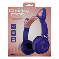 Гарнитура Bluetooth QUMO (32304) Party Cat. фиолетовый