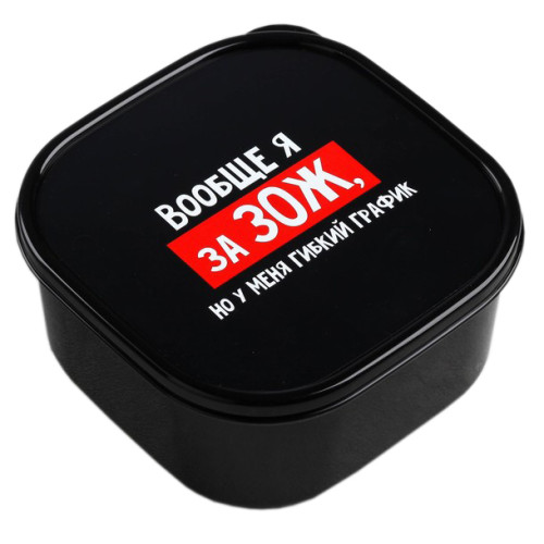Ланч-бокс FoodVibes «Гибкий график на ЗОЖ», 700 мл (4569092)