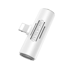 Переходник 8pin - 3.5 мм BOROFONE BV7 белый