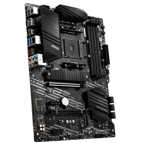 М/П SOC-AM4 MSI B550-A PRO Soc-AM4 AMD B550 4xDDR4 ATX AC`97 8ch(7.1) GbLAN RAID+HDMI+DP