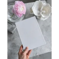 Зеркало косметическое настольное, складное, 20,5х15.5 см, белое