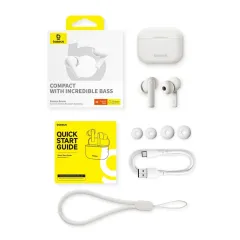 Гарнитура Bluetooth BASEUS Bowie E17 White/белый