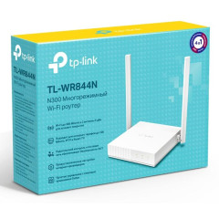 Маршрутизатор TP-LINK TL-WR844N N300 10/100BASE-TX белый