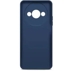 Бампер Xiaomi Redmi A3 Borasco Microfiber Case синий