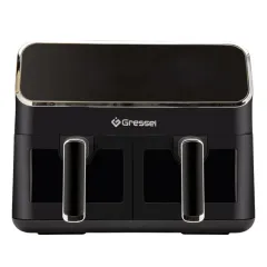 Аэрогриль GRESSEL GAF-1825, 2 чаши, черный