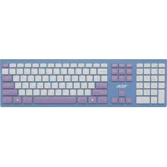 Клавиатура + Мышь Acer OCC200 фиолетовый/зеленый 