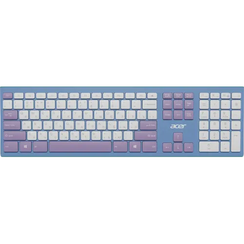 Клавиатура + Мышь Acer OCC200 фиолетовый/зеленый