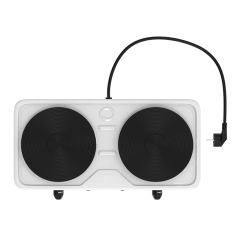 Настольная электроплита MAXVI HE211 белая (диск 2)