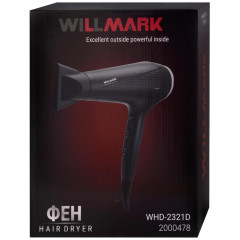 Фен WILLMARK WHD-2321D, черный