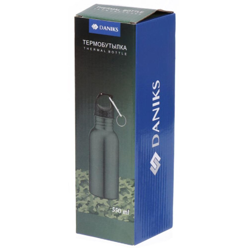 Термобутылка DANIKS Армейская, 0,55 л, SL-55FD (396563)