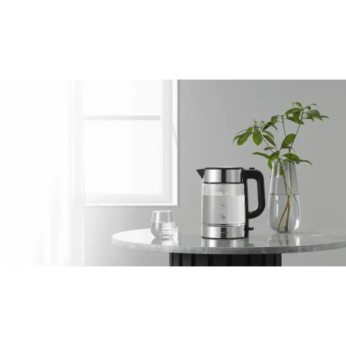 Чайник эл. XIAOMI Electric Glass Kettle, подсветка, стекло/нерж.