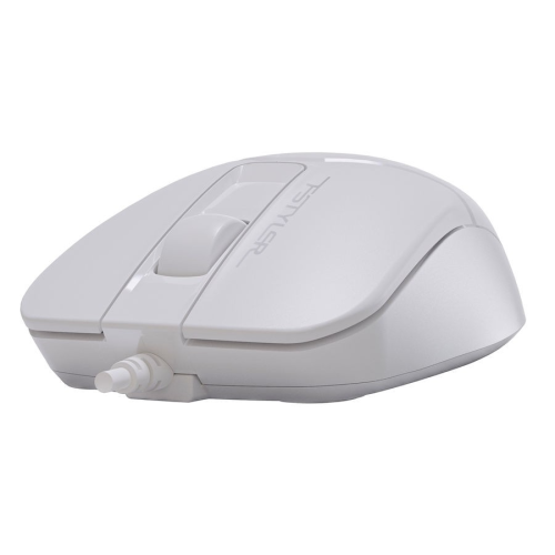 Мышь A4 Fstyler FM12S белый оптическая (1200dpi) USB (3but)