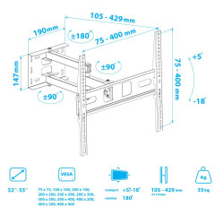 Подставка д/ТВ Arm Media PT-15 NEW 32
