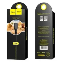 Кабель USB 2.0 A вилка - micro USB 3 м HOCO X20 Flash (Black)