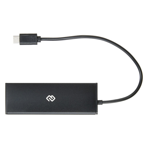 Коммутатор USB 2.0 DIGMA HUB-4U2.0-UC-B 4порт. черный