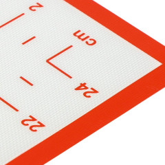 Коврик кухонный силикон СПЕКТР, серый, 30х40 см (Y4-7661) для теста