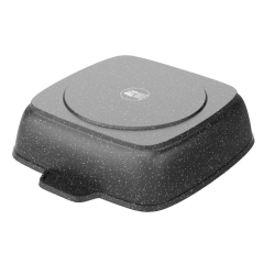 Жаровня Мечта Гранит, 26 см (38802) квадратная, с крышкой