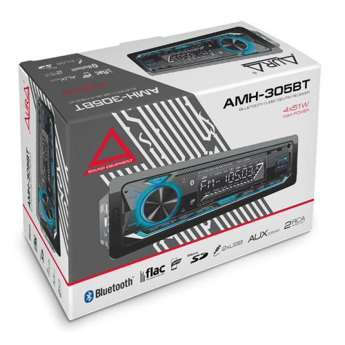 Автомагнитола-FLASH AURA AMH-305BT