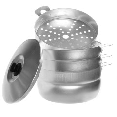 Мантоварка КАЛИТВА 180635, 26 см, алюм. 6,0л., 3 сетки (108844)