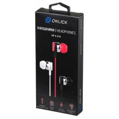 Наушники Oklick HP-S-210 красный