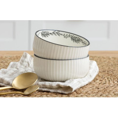 Салатник керамика Дорого внимание Daniks «Флора», круглый, 330 мл, 11.5 х 5.6 см (10121874)